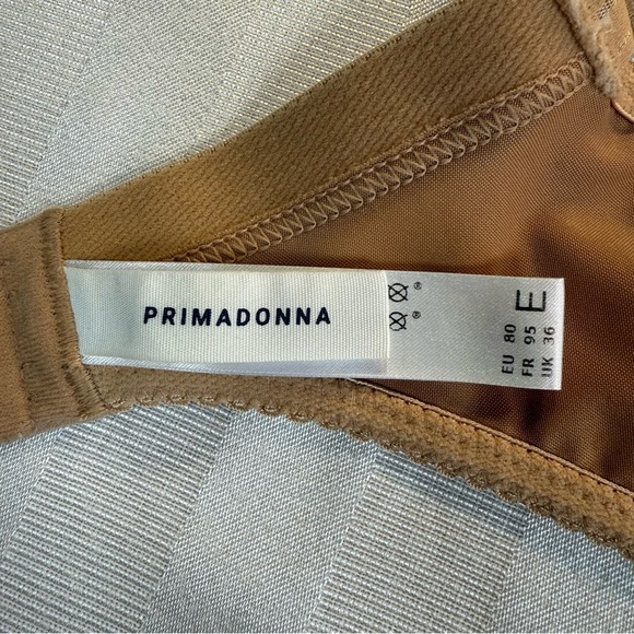 PrimaDonna Seamless Satin Bra in Cognac UK Sz. 36E/US Sz. 36DD - Picture 4 of 14